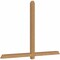 Ekena Millwork Eugene Smooth Timber Gable Bracket, Western Red Cedar, 84"W x 56"H x 3 1/2"D x 3 1/2"F, 16/12 Pitch GBW084X56X0404EUG00SWR - alternate 2